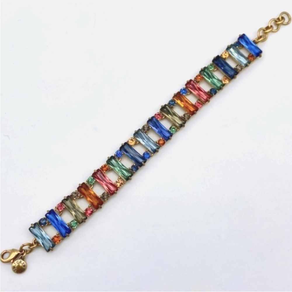 J. Crew Multicolor Gemstone Bracelet